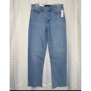 NWT MSRP $79 Calvin Klein Vintage Stright Light Blue Jeans Choose Size 12